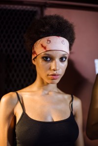 Backstage at Baja East RTW Spring 2017