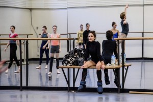 Lovette in rehearsal.