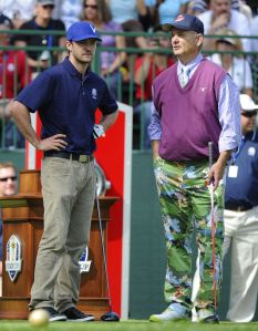Justin Timberlake and Bill Murray golfing together