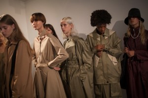 Backstage at Aalto RTW Spring 2017
