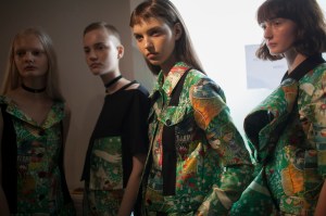 Backstage at Aalto RTW Spring 2017