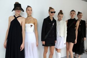 Backstage at Dior RTW Spring 2017