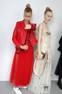 Backstage at Dior RTW Spring 2017
