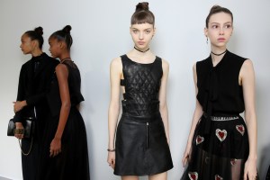 Backstage at Dior RTW Spring 2017