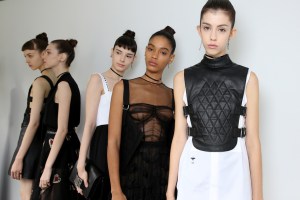 Backstage at Dior RTW Spring 2017