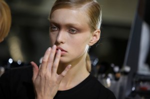 Backstage at Dries Van Noten RTW Spring 2017