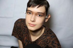 Backstage at Dries Van Noten RTW Spring 2017