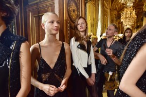 Backstage at Lanvin RTW Spring 2017