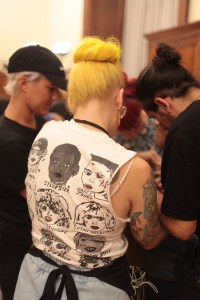 Backstage at Off-White RTW Spring 2017