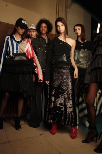 Backstage at Off-White RTW Spring 2017