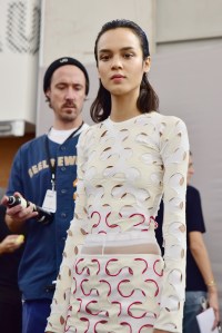 Backstage at Paco Rabanne RTW Spring 2017