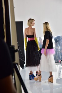 Backstage at Rochas RTW Spring 2017
