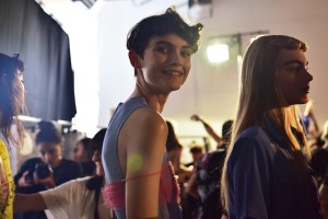 Backstage at Rochas RTW Spring 2017