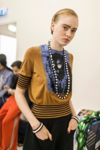 Backstage at Undercover RTW Spring 2017
