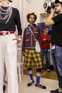 Backstage at Undercover RTW Spring 2017