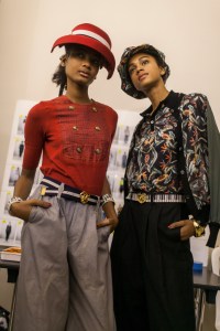 Backstage at Undercover RTW Spring 2017