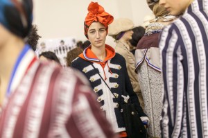 Backstage at Undercover RTW Spring 2017
