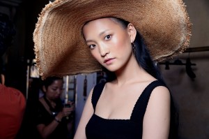Backstage at Blumarine Spring 2017
