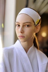 Backstage at Boss RTW Spring 2017