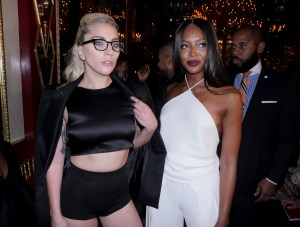 Lady Gaga and Naomi Campbell