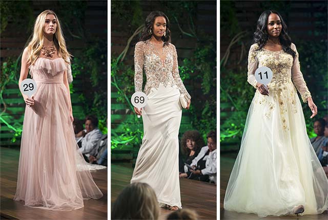 Bridal Trends for Spring: Color, Shorter Veils and Interesting Backs