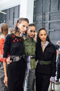 Backstage at Altuzarra RTW Spring 2017