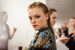 Backstage at Altuzarra RTW Spring 2017