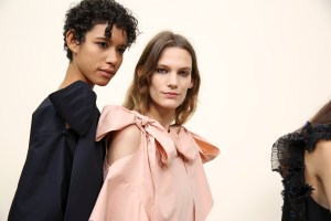 Backstage at Chloé RTW Spring 2017
