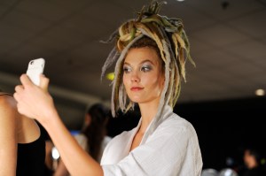 Backstage at Marc Jacobs RTW Spring 2017