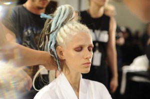 Backstage at Marc Jacobs RTW Spring 2017