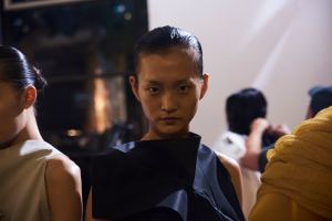 Backstage at Rick Owens RTW Spring 2017