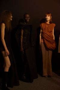 Backstage at Rick Owens RTW Spring 2017