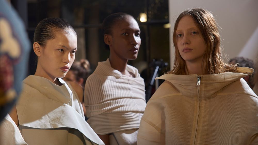 Backstage at Rick Owens RTW Spring 2017