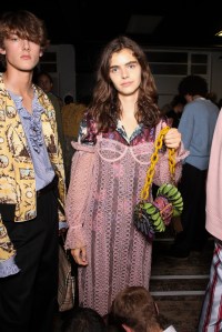 Backstage at Burberry September 2016