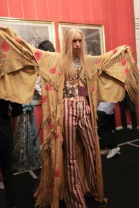 Backstage at Roberto Cavalli Spring 2017