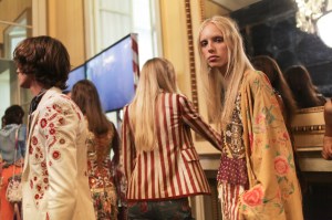 Backstage at Roberto Cavalli Spring 2017