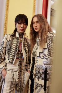 Backstage at Roberto Cavalli Spring 2017
