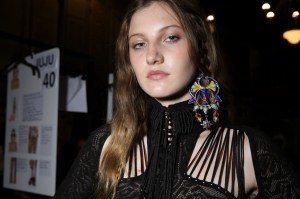 Backstage at Roberto Cavalli Spring 2017