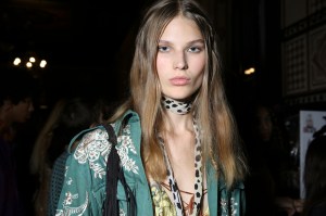 Backstage at Roberto Cavalli Spring 2017