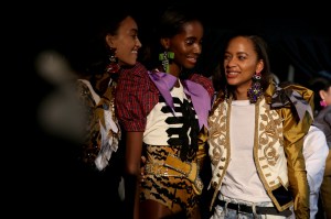 Backstage at Dsquared2 Spring 2017