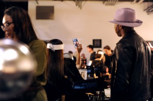 Backstage at DKNY RTW Spring 2017