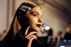 Backstage at DKNY RTW Spring 2017