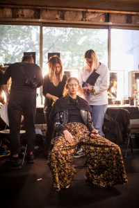 Backstage at Erdem RTW Spring 2017