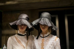 Backstage at Erdem RTW Spring 2017
