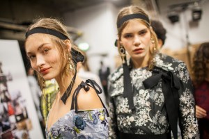 Backstage at Erdem RTW Spring 2017