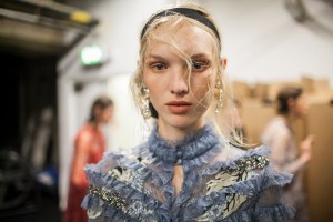 Backstage at Erdem RTW Spring 2017