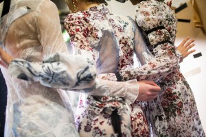 Backstage at Erdem RTW Spring 2017