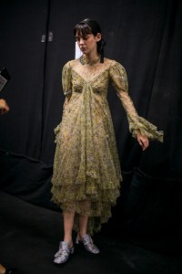 Backstage at Erdem RTW Spring 2017