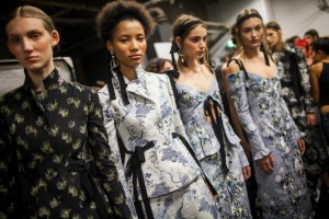 Backstage at Erdem RTW Spring 2017