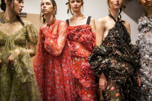 Backstage at Erdem RTW Spring 2017